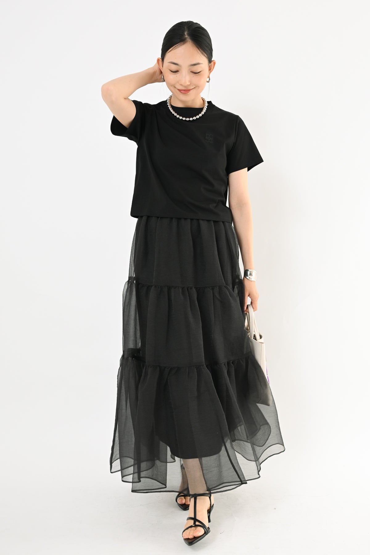 〈20%OFF〉UVロゴ刺繍ミニTシャツ