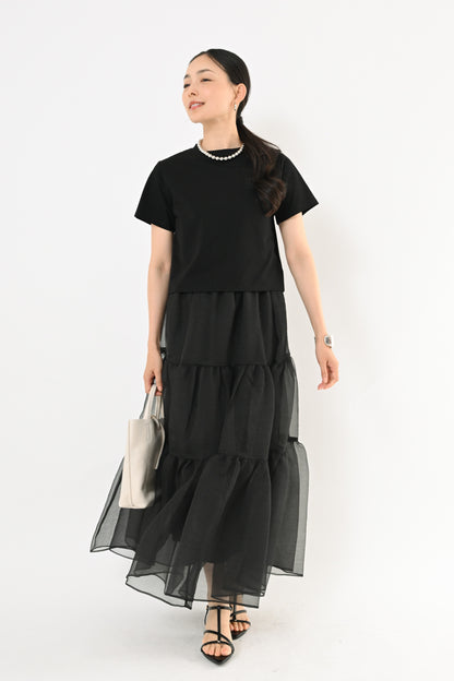 〈20%OFF〉UVロゴ刺繍ミニTシャツ
