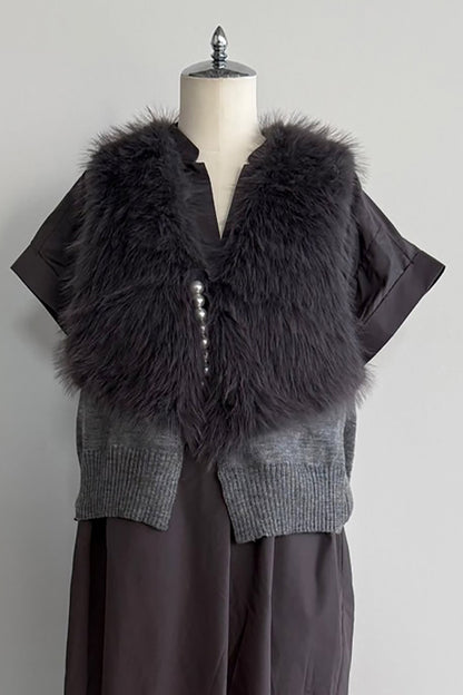 ［ＮＥＷ］ショートファーベスト