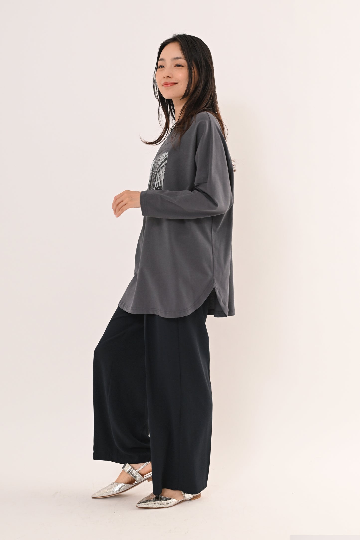 ［ＮＥＷ］ストレッチワイドパンツ
