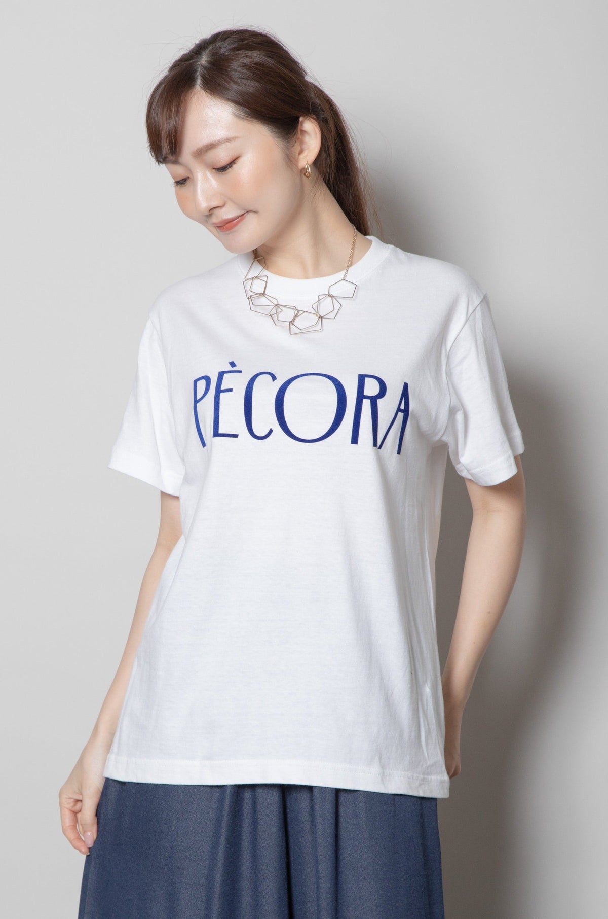 フロッキープリントＴシャツ｜トップス・カットソー｜ELVENCE DEUX